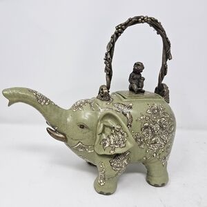 Antique hand painted Asian elephant